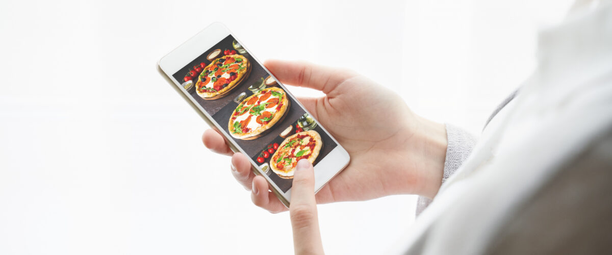 Vecteezy unrecognizable woman is holding cell phone view from 7187225 1200x500