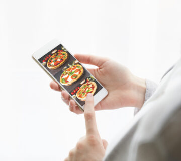 Vecteezy unrecognizable woman is holding cell phone view from 7187225 360x320